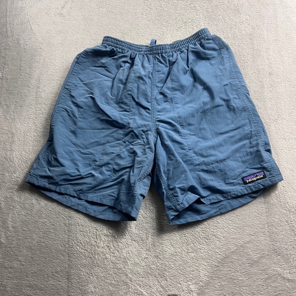 Patagonia Mens Baggies Lights Shorts 6.5 Inseam Blue PGBE 58034 XS